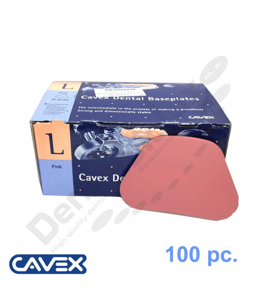 Plaques de base Rose Supérieur (100 pcs) - CAVEX