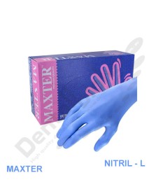 Blauw Nitril Handschoen -...
